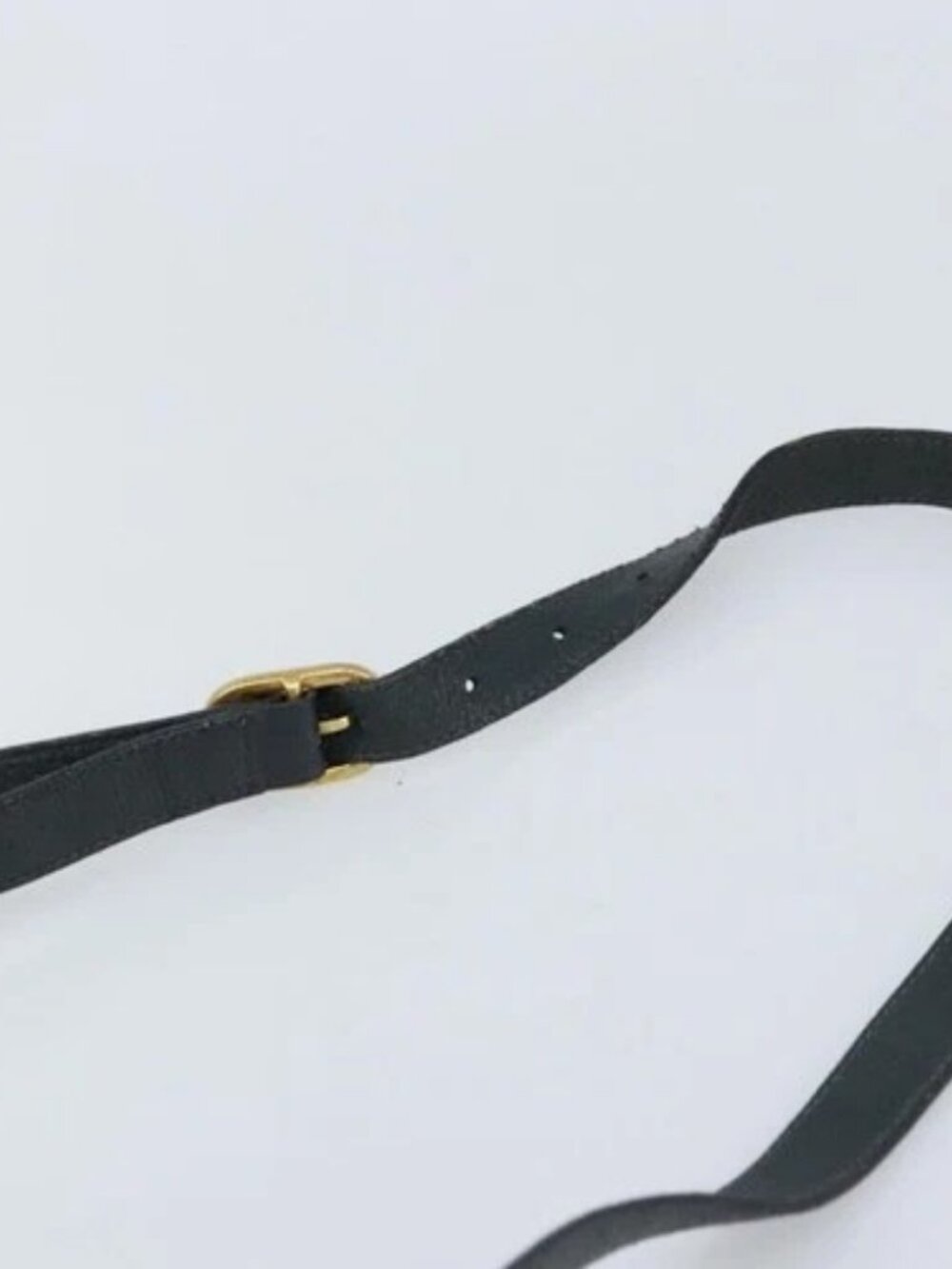 GUCCI GG Supreme Sherry Line Shoulder Bag PVC Navy Gold 904 02 081 Auth BSZ533 - Picture 8 of 16